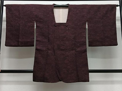 平和屋着物＃道行コート　抽象文様　正絹　逸品　CABL4332ua