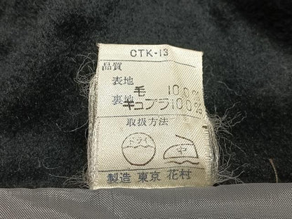 平和屋着物＃和装コート　黒地　CABL4333ua