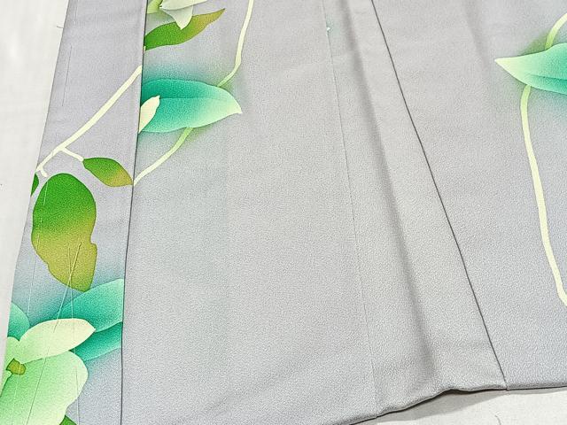 平和屋着物＃羽織　草花文　暈し染め　正絹　逸品　未使用　CABL4337ua