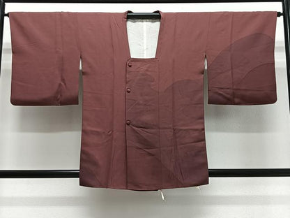 平和屋着物＃道行コート　流水文　正絹　逸品　CABL4344ua