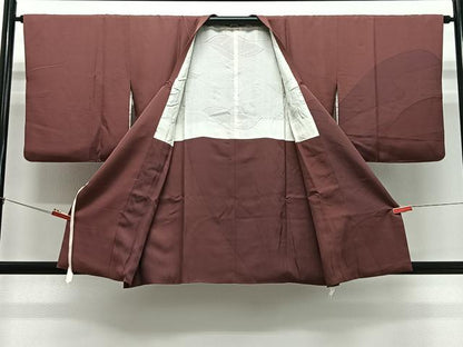 平和屋着物＃道行コート　流水文　正絹　逸品　CABL4344ua