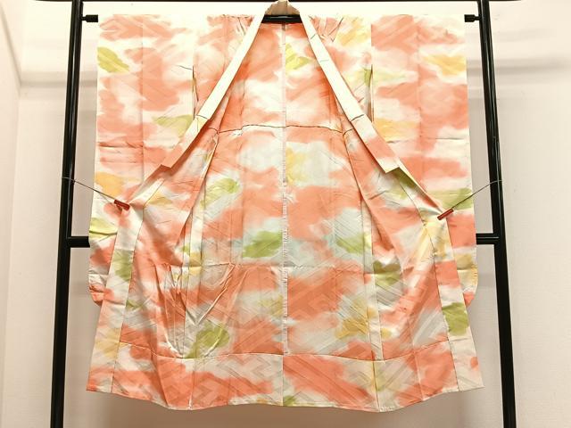 平和屋着物■振袖用長襦袢　無双仕立て　霞文　暈し染め　洗える着物　CABL4360ua