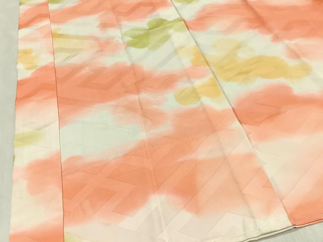平和屋着物■振袖用長襦袢　無双仕立て　霞文　暈し染め　洗える着物　CABL4360ua