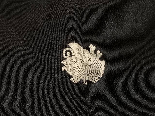 平和屋着物■豪華黒留袖　作家物　駒刺繍　人物風景文　金彩　正絹　逸品　CABL4367ua
