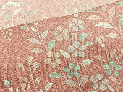 平和屋着物■訪問着　草花文　暈し染め　正絹　逸品　CABL4374ua