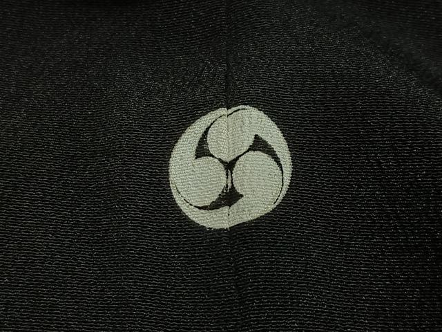 平和屋着物■豪華黒留袖　扇面御所車松文　金彩　正絹　逸品　CABL4378ua