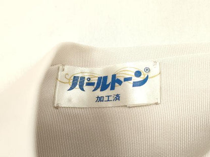 平和屋着物●塩瀬　九寸名古屋帯　幾何学文　金彩　正絹　逸品　CABL4405dy
