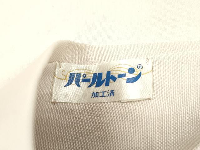 平和屋着物●塩瀬　九寸名古屋帯　幾何学文　金彩　正絹　逸品　CABL4405dy