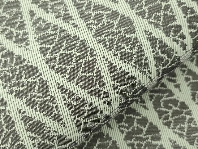 平和屋着物●両面　全通柄袋帯　幾何学文　正絹　逸品　CABL4415dy