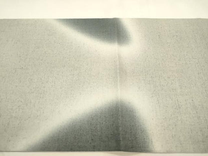 平和屋着物●太鼓柄袋帯　紬地　霞文　やまと誂製　正絹　逸品　CABL4421dy