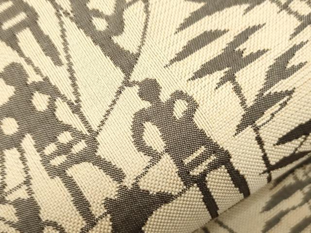 平和屋着物●名門木屋太　今河織物　六通柄袋帯　動物人物文　正絹　逸品　CABL4423dy