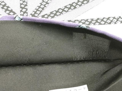平和屋着物●世界的人形師　辻村寿三郎　ジュサブロー　六通柄袋帯　麻の葉文　黒地　正絹　逸品　CABL4440dy