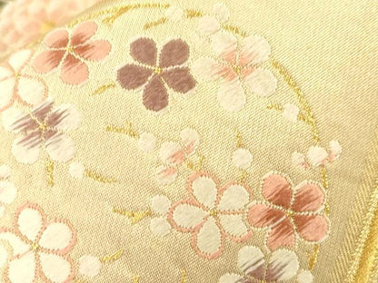 平和屋本店▼六通柄袋帯　胡調菱天井　本金箔　正絹　逸品　CABL4441dy