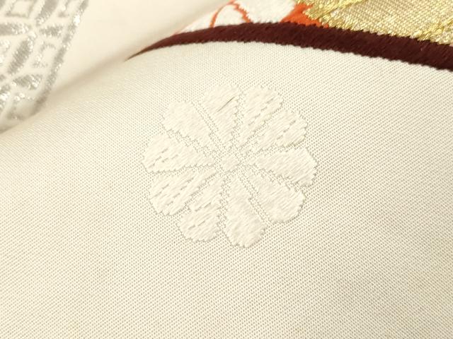 平和屋本店▼六通柄袋帯　唐織　色紙重ね飛鶴文　本金箔24K　正絹　逸品　CABL4505dy