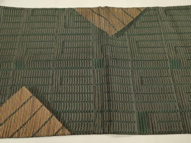 平和屋本店▼太鼓柄袋帯　源氏香　純金　正絹　逸品　CABL4593dy