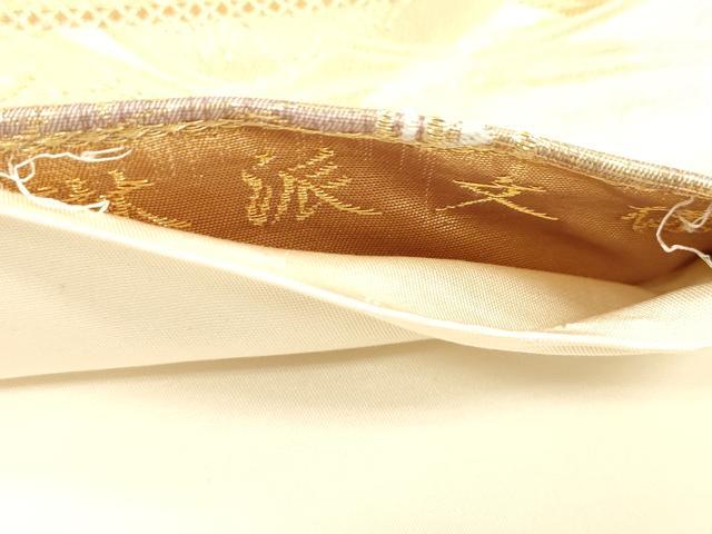 平和屋本店▼六通柄袋帯　琳派文様　本金箔二重箔　正絹　逸品　CABL4624dy