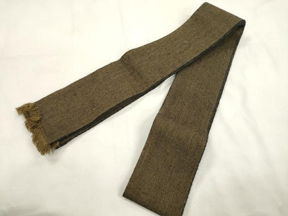 平和屋着物●男性　角帯　霞文　正絹　逸品　CABL4652dy