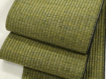 平和屋着物●男性　角帯　霞文　正絹　逸品　CABL4666dy