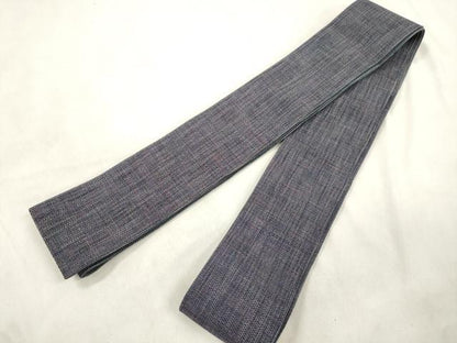 平和屋着物●男性　角帯　霞文　正絹　逸品　CABL4673dy
