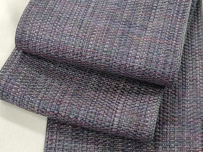 平和屋着物●男性　角帯　霞文　正絹　逸品　CABL4673dy