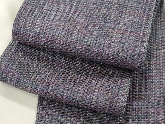 平和屋着物●男性　角帯　霞文　正絹　逸品　CABL4673dy