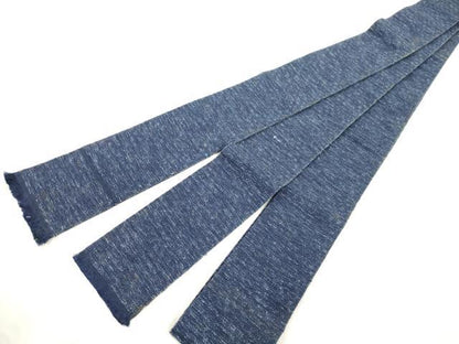 平和屋着物●男性　角帯　霞文　正絹　逸品　CABL4677dy
