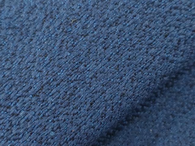 平和屋着物●男性　角帯　紺色　正絹　逸品　CABL4682dy