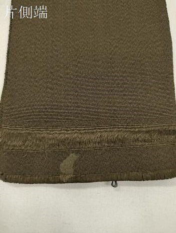 平和屋着物●男性　本場筑前博多織　角帯　媚茶色　正絹　逸品　CABL4683dy