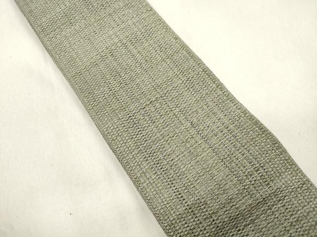 平和屋着物●男性　本場筑前博多織　角帯　霞文　証紙付き　共箱付き　正絹　逸品　CABL4689dy