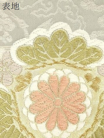 平和屋着物●六通柄袋帯　唐織　花鳥文　正絹　逸品　CABL4703dy