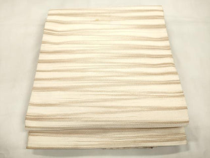 平和屋着物●爪掻本綴作家　伊達静　八寸名古屋帯　霞文　正絹　逸品　CABL4740dy