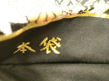 平和屋着物●ワンタッチつけ帯　唐織　宝物桐菊文　金糸　正絹　逸品　CABL4749dy