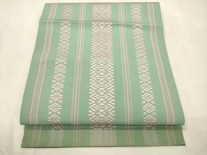 平和屋着物●本場筑前博多織　つけ帯　献上　正絹　逸品　CABL4750dy