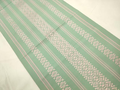 平和屋着物●本場筑前博多織　つけ帯　献上　正絹　逸品　CABL4750dy