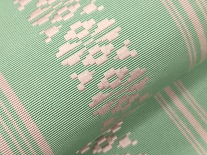 平和屋着物●本場筑前博多織　つけ帯　献上　正絹　逸品　CABL4750dy