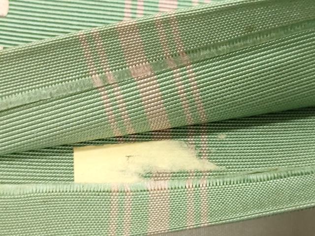 平和屋着物●本場筑前博多織　つけ帯　献上　正絹　逸品　CABL4750dy