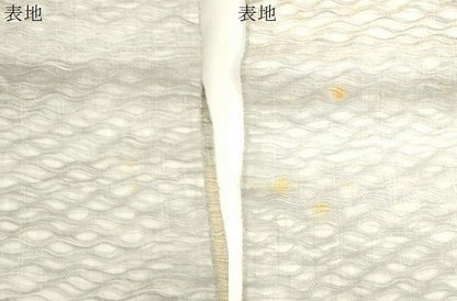 平和屋着物▽太鼓柄袋帯　スリーシーズン　春夏秋　櫛織　刺繍　草花文　金銀彩　正絹　逸品　CABL4758dy