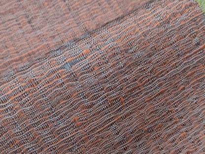 平和屋着物▽全通柄袋帯　スリーシーズン　春夏秋　櫛織　縞　上代28万　正絹　逸品　CABL4766dy