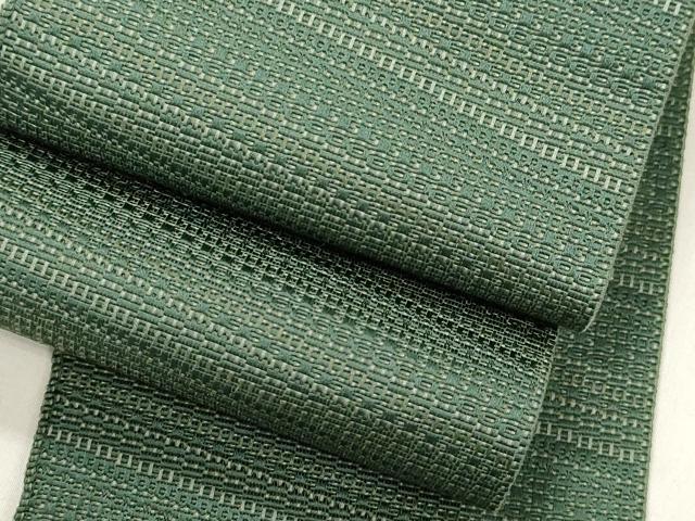 平和屋着物●男性　本場筑前博多織　角帯　霞文　正絹　逸品　CABL4780dy