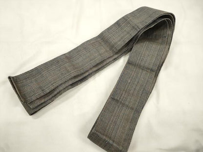 平和屋着物●男性　本場筑前博多織　角帯　霞文　正絹　逸品　CABL4785dy