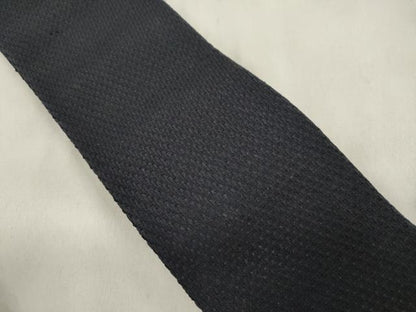 平和屋着物●男性　本場筑前博多織　角帯　濃紺地　正絹　逸品　CABL4797dy