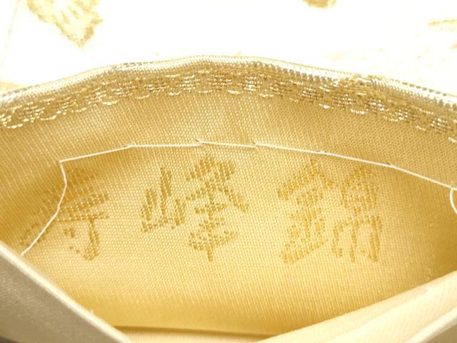 平和屋本店▼六通柄袋帯　寿峰錦　24金三重箔織　正絹　逸品　CABL4845hy