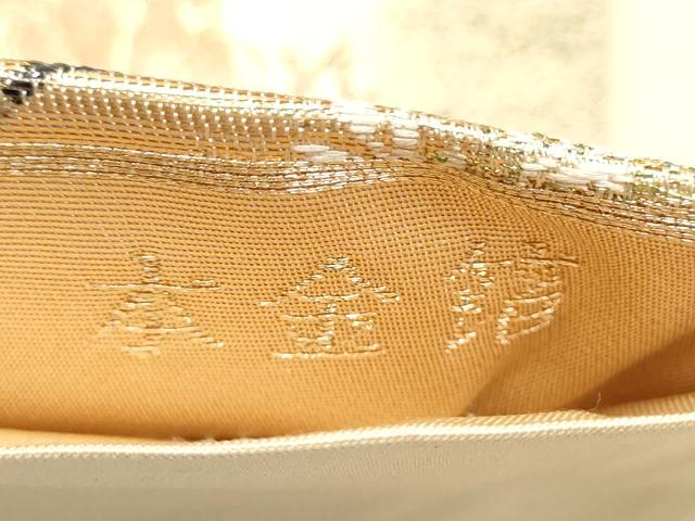 平和屋本店▼六通柄袋帯　名刹散歩　本金箔　正絹　逸品　CABL4869hy