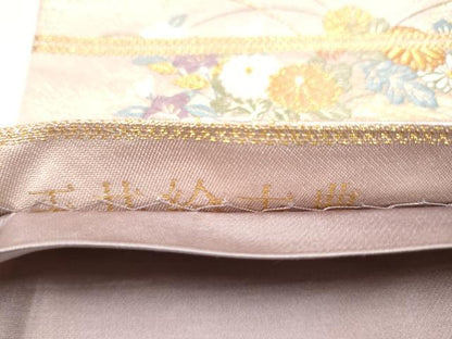 平和屋本店▼六通柄袋帯　唐織　天井之古典　本金　正絹　逸品　CABL4933hy