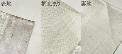 平和屋本店▼佐賀錦　六通柄袋帯　古都の四季　弐拾四金九百錦　正絹　逸品　CABL4942hy