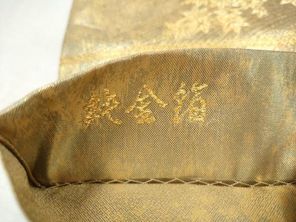 平和屋本店▼全通柄袋帯　美の彩　純金箔　正絹　逸品　CABL4964hy