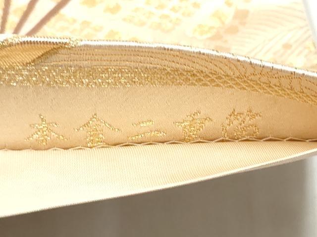 平和屋本店▼六通柄袋帯　唐織　琳派百選　本金二重箔　正絹　逸品　CABL5019hy