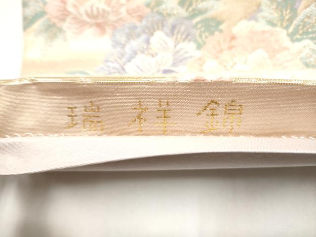 平和屋本店▼六通柄袋帯　瑞祥錦　純金二重箔　正絹　逸品　CABL5034hy
