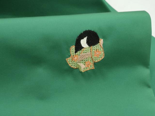 平和屋着物●塩瀬　九寸名古屋帯　鴛鴦唐草文錦　正絹　逸品　CABL5043hy