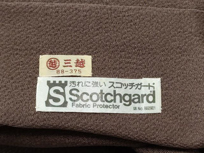 平和屋着物●十日町友禅作家　関口遼一　九寸名古屋帯　童子遊び　鬼しぼ縮緬　三越扱い　正絹　逸品　CABL5044hy